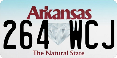 AR license plate 264WCJ