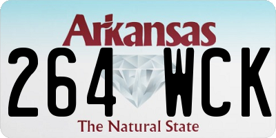 AR license plate 264WCK