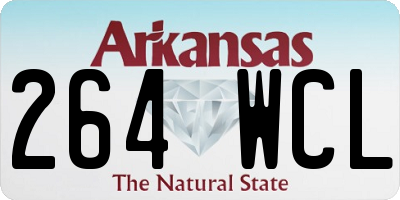 AR license plate 264WCL