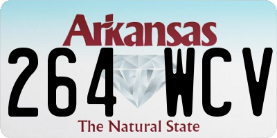 AR license plate 264WCV