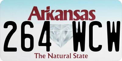AR license plate 264WCW