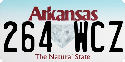 AR license plate 264WCZ