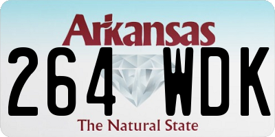 AR license plate 264WDK