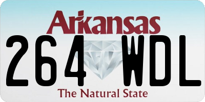 AR license plate 264WDL