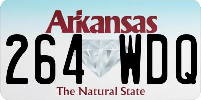 AR license plate 264WDQ