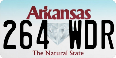 AR license plate 264WDR