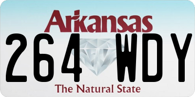 AR license plate 264WDY
