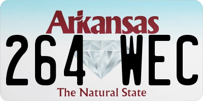 AR license plate 264WEC
