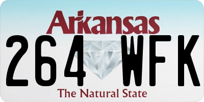 AR license plate 264WFK