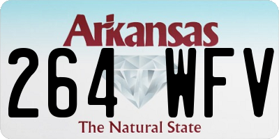AR license plate 264WFV