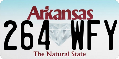 AR license plate 264WFY