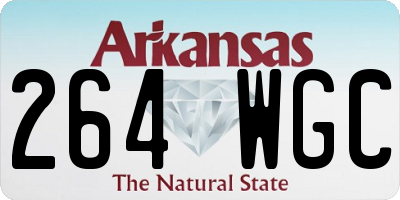 AR license plate 264WGC