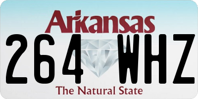 AR license plate 264WHZ