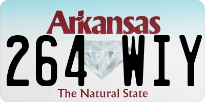 AR license plate 264WIY