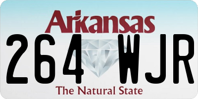 AR license plate 264WJR