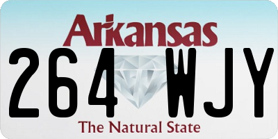 AR license plate 264WJY