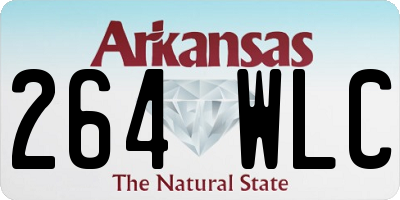 AR license plate 264WLC