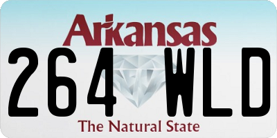AR license plate 264WLD