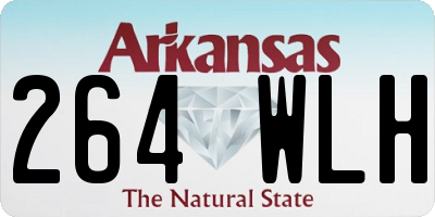 AR license plate 264WLH