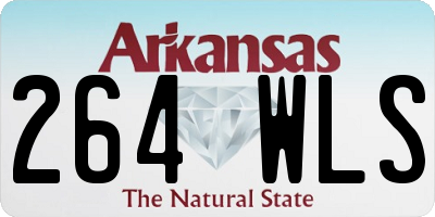 AR license plate 264WLS