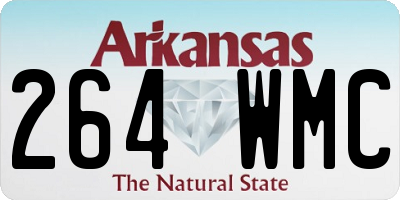 AR license plate 264WMC