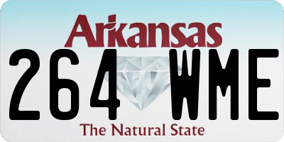AR license plate 264WME