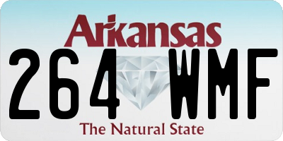 AR license plate 264WMF