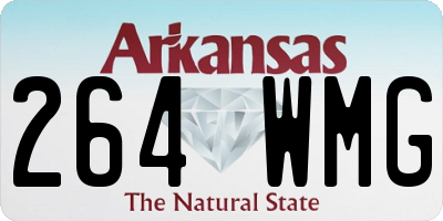 AR license plate 264WMG