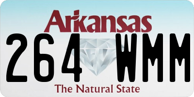 AR license plate 264WMM