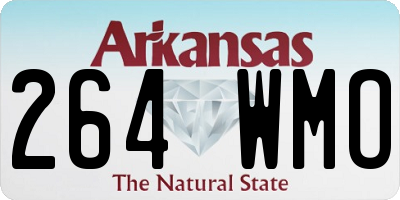 AR license plate 264WMO