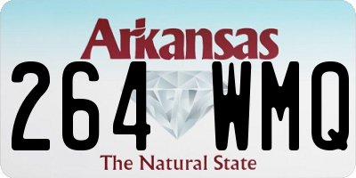 AR license plate 264WMQ
