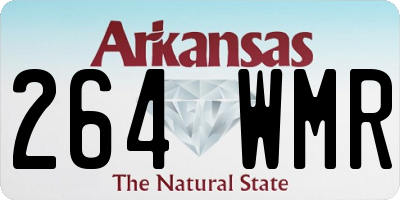 AR license plate 264WMR