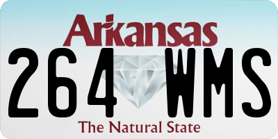 AR license plate 264WMS