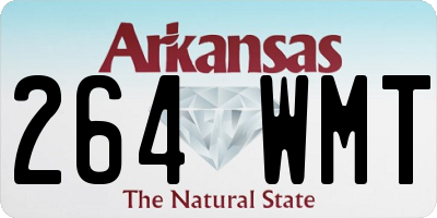 AR license plate 264WMT
