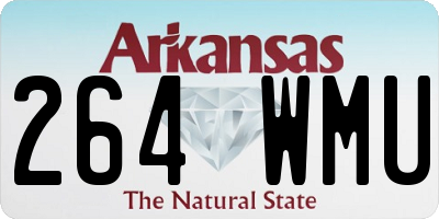 AR license plate 264WMU