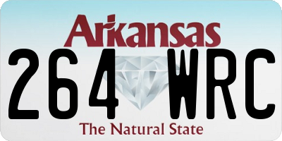 AR license plate 264WRC