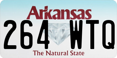 AR license plate 264WTQ