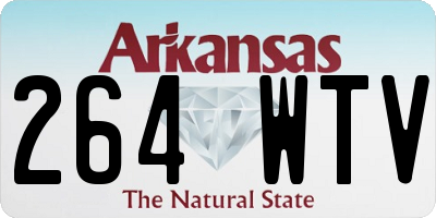 AR license plate 264WTV
