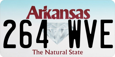 AR license plate 264WVE