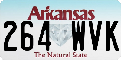 AR license plate 264WVK