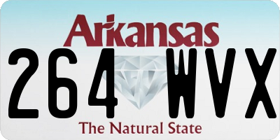 AR license plate 264WVX
