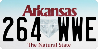 AR license plate 264WWE