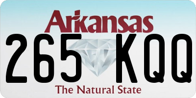 AR license plate 265KQQ