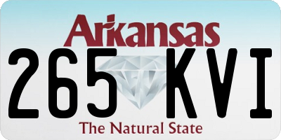 AR license plate 265KVI