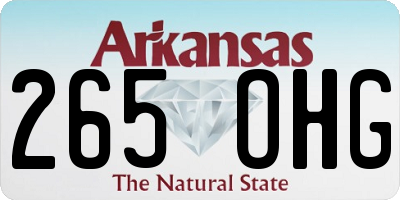 AR license plate 265OHG