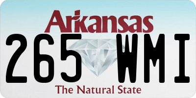 AR license plate 265WMI