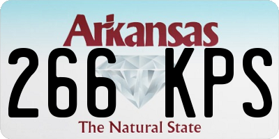 AR license plate 266KPS