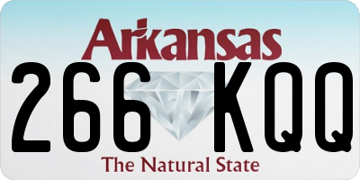 AR license plate 266KQQ