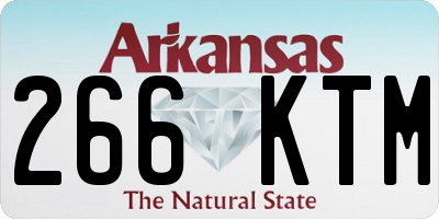 AR license plate 266KTM