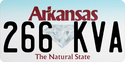AR license plate 266KVA